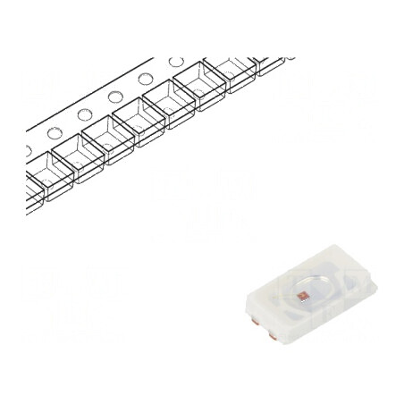 LED SMD 5630 roșie 10-20lm 150mA 120° 5,6x3x0,9mm | Electronic-mag.ro | Componente Electronice