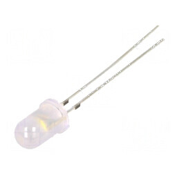 LED 5mm Alb Rece 10000-12000mcd 30° Convex | Electronic-mag.ro | Componente Electronice