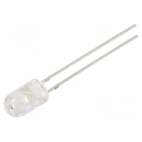 LED 5mm Verde Albăstrui 10000-12000mcd 30° 2 Nr. Term | Electronic-mag.ro | Componente Electronice
