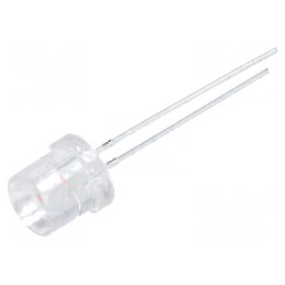 LED 8mm roz 500-750mcd 140° plat cu număr de term: 2 | Electronic-mag.ro | Componente Electronice