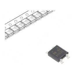 Punte redresoare monofazată Urmax 800V 1A 30A 1N SMT | Electronic-mag.ro | Componente Electronice
