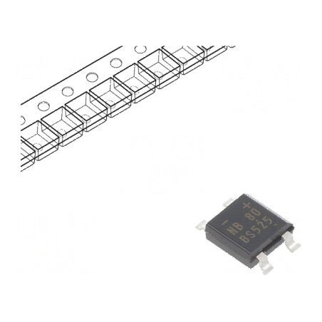 Punte redresoare monofazată Urmax 800V 1A 30A 1N SMT | Electronic-mag.ro | Componente Electronice
