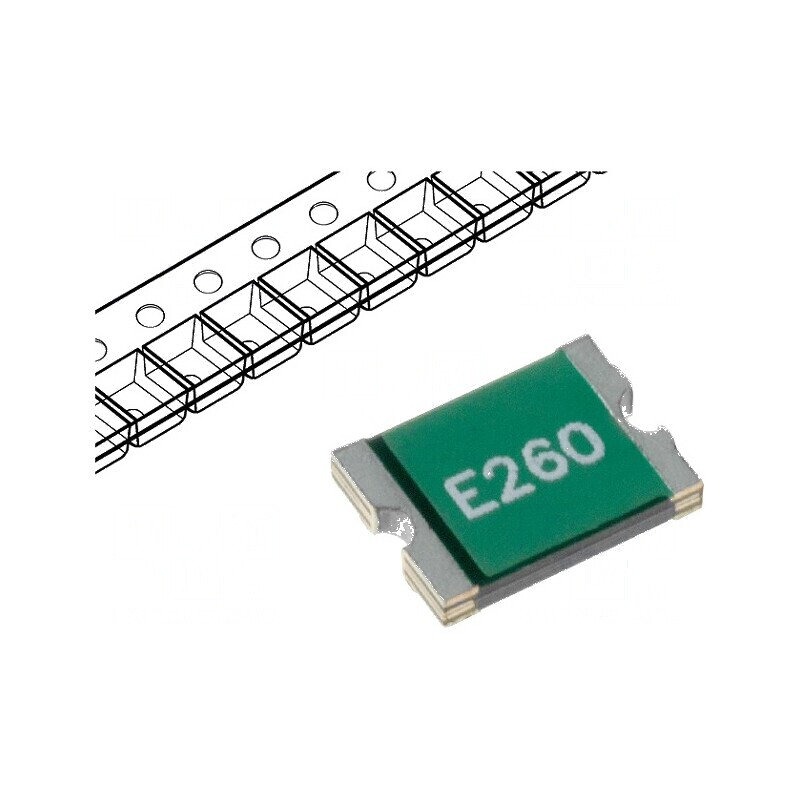 Siguranţă polimerică PTC 2,6A 1812 | Electronic-mag.ro | Componente Electronice