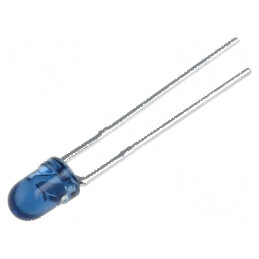 Fototranzistor 3mm 30V cu lentilă albastră transparentă | Electronic-mag.ro | Componente Electronice