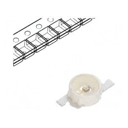LED SMD roșie 1,91-4,8lm 560-1800mcd Ø2,1mm 120° 30mA | Electronic-mag.ro | Componente Electronice
