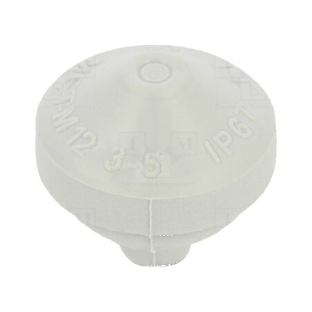Manșon elastomer TPE gri 3-5mm IP67 MET-M | Electronic-mag.ro | Componente Electronice