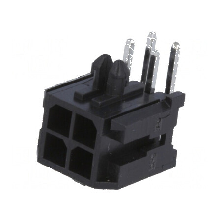 Conector cablu-placă soclu tată 3mm PIN 4 THT 5A 10mΩ | Electronic-mag.ro | Componente Electronice