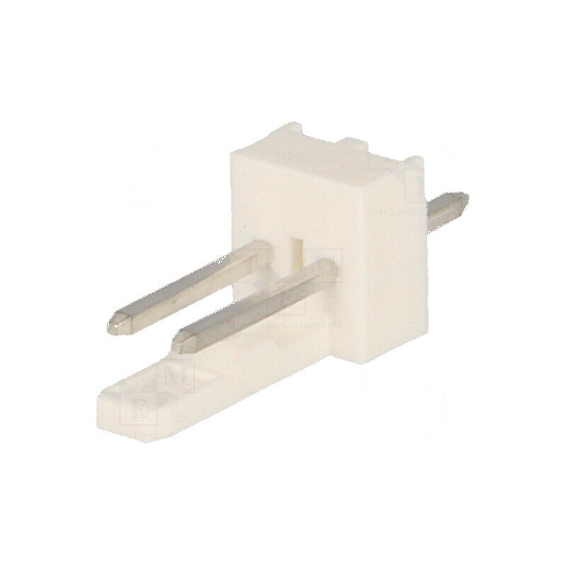 Conector cablu-placă soclu tată KK 254 2,54mm 2 PIN THT 4A | Electronic-mag.ro | Componente Electronice