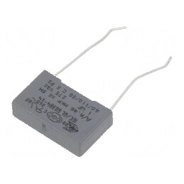 Condensator polipropilenă X2 0,1uF 18x5x11mm THT ±20% | Electronic-mag.ro | Componente Electronice