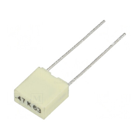 Condensator poliester 470nF 40VAC 63VDC 5mm ±10% THT R82 | Electronic-mag.ro | Componente Electronice