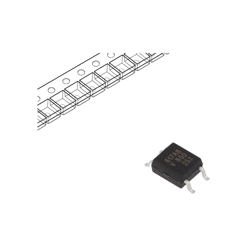 Optocuplor SMD 3,75kV 80V 1 Canal OUT Tranzistori | Electronic-mag.ro | Componente Electronice
