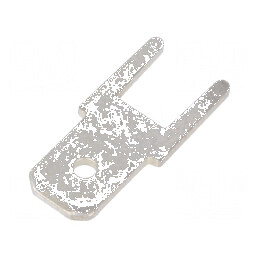 Terminal plat 4,8mm 0,8mm tată THT alamă cositorit drept | Electronic-mag.ro | Componente Electronice