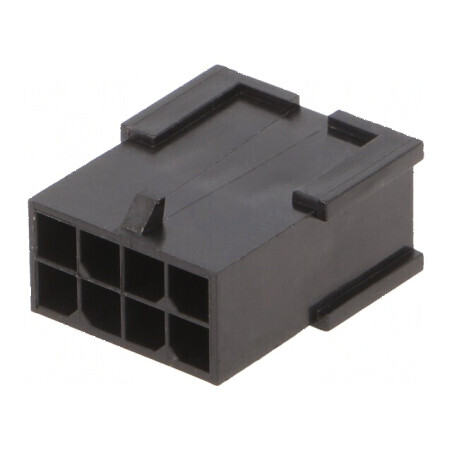 Conector cablu-placă mufă tată Minitek Pwr 3.0 3mm PIN 8 | Electronic-mag.ro | Componente Electronice