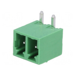 Regletă de conexiuni deconectabilă 3,81mm 2 socluri tată | Electronic-mag.ro | Componente Electronice