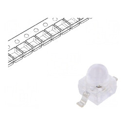 LED SMD 0808 Galben 661-892mcd 2x2,1x2,7mm 25° 20mA 160mW | Electronic-mag.ro | Componente Electronice
