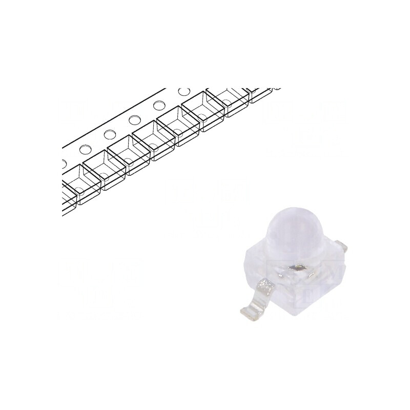 LED SMD 0808 Galben 661-892mcd 2x2,1x2,7mm 25° 20mA 160mW | Electronic-mag.ro | Componente Electronice