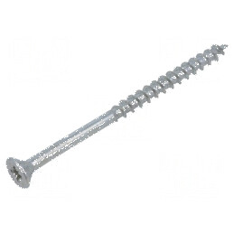 Şurub lemn 5x80mm Cap îngropat Pozidriv PZ2 oţel zincat | Electronic-mag.ro | Componente Electronice