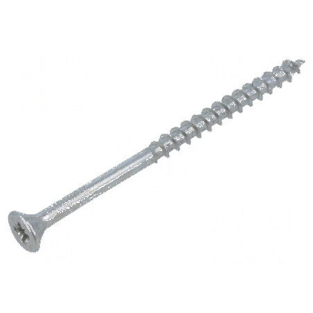 Şurub lemn 5x80mm Cap îngropat Pozidriv PZ2 oţel zincat | Electronic-mag.ro | Componente Electronice