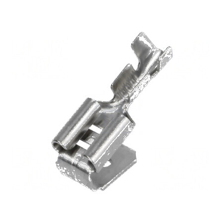 Terminal plat 6,3mm mamă/tată crimpat alamă 0,5-1mm2 | Electronic-mag.ro | Componente Electronice