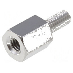 Piuliță distanțieră filetată 6mm M2,5 hexagonală | Electronic-mag.ro | Componente Electronice