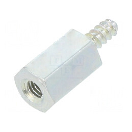 Piuliță distanțieră filetată 8mm M2,5 hexagonală | Electronic-mag.ro | Componente Electronice
