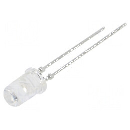 LED 5mm Ambră 5860-12000mcd 30° Convex 130mW | Electronic-mag.ro | Componente Electronice