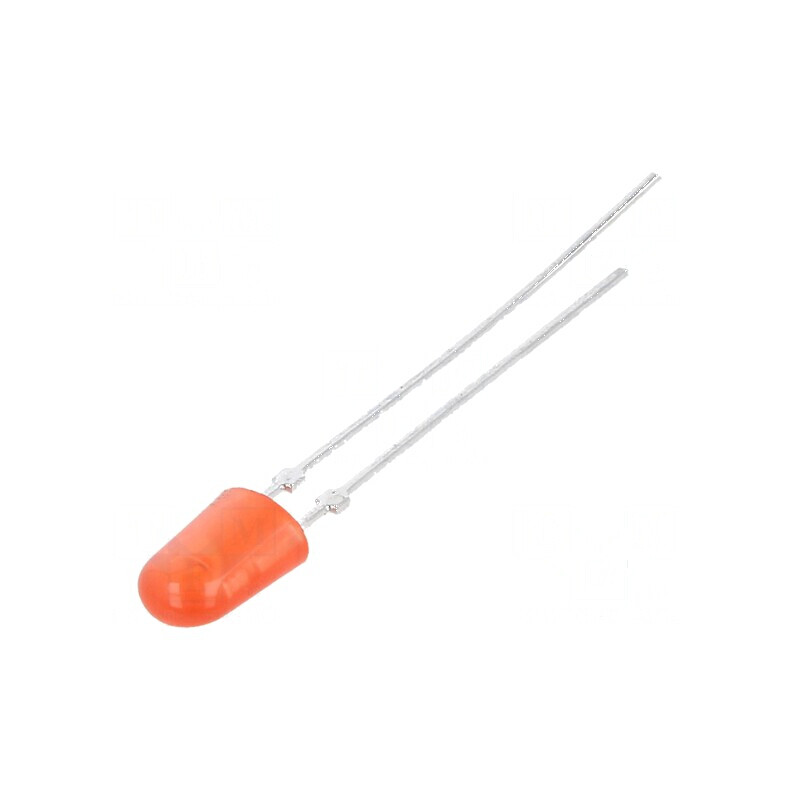 LED oval roșu 5,1x3,7x7mm 1100-4180mcd 20mA 2,1-2,6VDC | Electronic-mag.ro | Componente Electronice