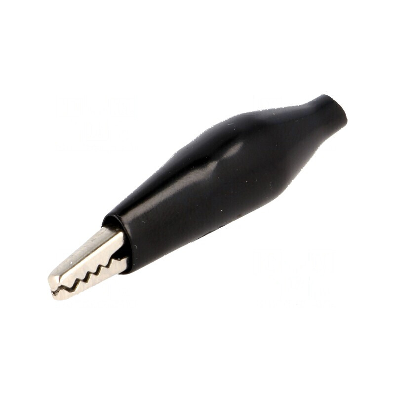 Bornă crocodil 60VDC neagră, capacitate prindere max. 8mm | Electronic-mag.ro | Componente Electronice Bornă crocodil 60VDC neagră, capacitate prindere max. 8mm | Electronic-mag.ro | Componente Electronice