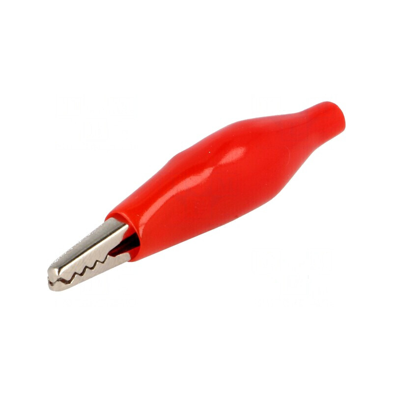Bornă crocodil 60VDC roşie max. 8mm | Electronic-mag.ro | Componente Electronice Bornă crocodil 60VDC roşie max. 8mm | Electronic-mag.ro | Componente Electronice