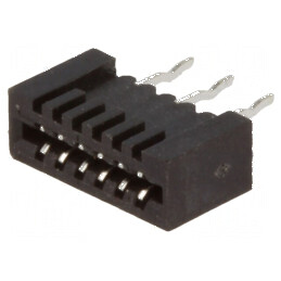 Conector FFC/FPC 6 PIN Non-ZIF THT cositorit 20mΩ 1mm | Electronic-mag.ro | Componente Electronice