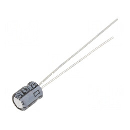 Condensator electrolitic THT 4,7µF 25V Ø4x5mm 1,5mm Raster | Electronic-mag.ro | Componente Electronice