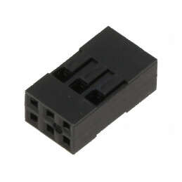 Conector şiruri pini mufă mamă 2,54mm 6 pini fără contacte | Electronic-mag.ro | Componente Electronice