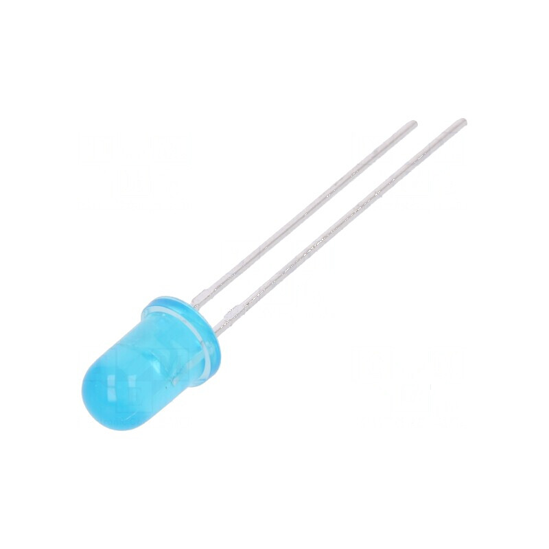 LED 5mm Albastru 600-1000mcd 20° Convex | Electronic-mag.ro | Componente Electronice