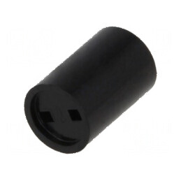 Bucșă de distanțare LED 5mm neagră 3mm 4,5mm | Electronic-mag.ro | Componente Electronice