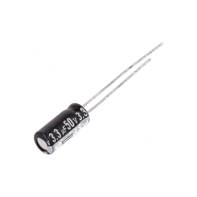 Condensator electrolitic THT 3,3uF 50V DC Ø5x11mm Raster 2mm | Electronic-mag.ro | Componente Electronice Condensator electrolitic THT 3,3uF 50V DC Ø5x11mm Raster 2mm | Electronic-mag.ro | Componente Electronice