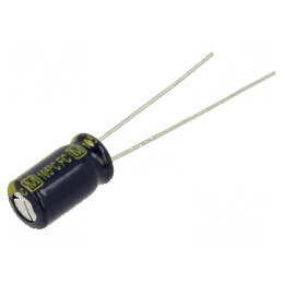Condensator electrolitic low ESR THT 120uF 16V 6,3x11,2mm | Electronic-mag.ro | Componente Electronice