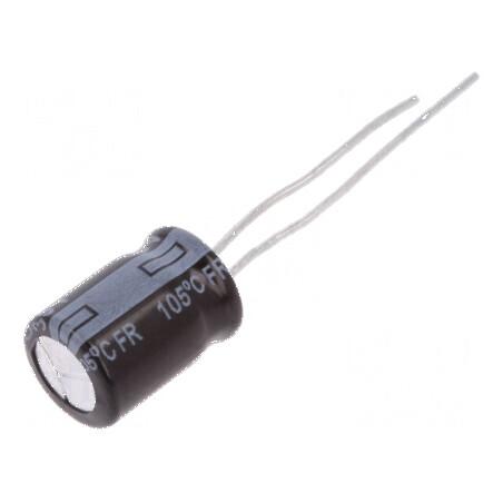 Condensator electrolitic low ESR THT 100uF 35V Ø8x11,5mm | Electronic-mag.ro | Componente Electronice