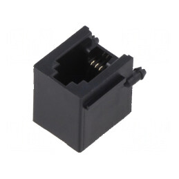 Conector RJ9 4p4c THT 90° | Electronic-mag.ro | Componente Electronice