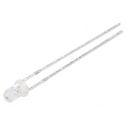 Emițător IR 3mm transparent 36° 880nm THT 20mA 100mW | Electronic-mag.ro | Componente Electronice