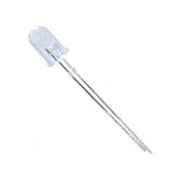 LED 5mm roșie 4000mcd 6° convex | Electronic-mag.ro | Componente Electronice