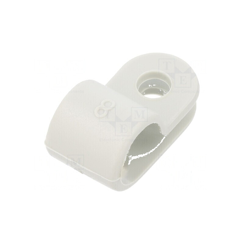 Clipsuri tip P pentru cabluri Ø8mm W: 10mm | Electronic-mag.ro | Componente Electronice Clipsuri tip P pentru cabluri Ø8mm W: 10mm | Electronic-mag.ro | Componente Electronice
