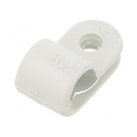 Clipsuri tip P pentru cabluri Ø8mm W: 10mm | Electronic-mag.ro | Componente Electronice