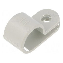 Clipsuri tip P pentru cabluri Ø11mm W: 10mm | Electronic-mag.ro | Componente Electronice