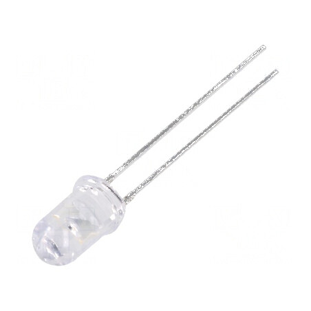 LED 5mm albastru 1560-2180mcd 60° convex | Electronic-mag.ro | Componente Electronice