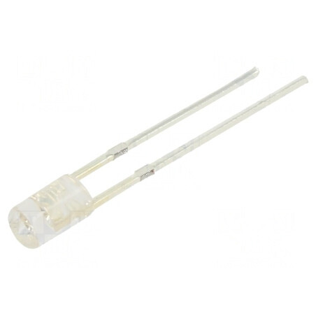 LED 3mm verde 450-600mcd 100° plat nr. term: 2 | Electronic-mag.ro | Componente Electronice