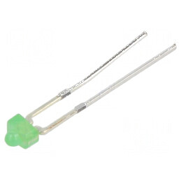 LED Verde 750-1120mcd 30° Convex 2,54mm THT | Electronic-mag.ro | Componente Electronice