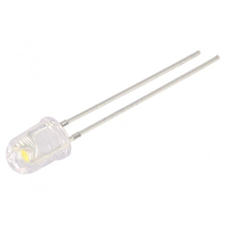 LED alb cald 5,1mm 12000-14400mcd 30° convex | Electronic-mag.ro | Componente Electronice