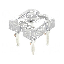 LED Super Flux portocalie 7,62x7,62mm 1200-3500mcd 60° 20mA | Electronic-mag.ro | Componente Electronice