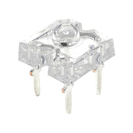 LED Super Flux portocalie 7,62x7,62mm 1200-3500mcd 60° 20mA | Electronic-mag.ro | Componente Electronice