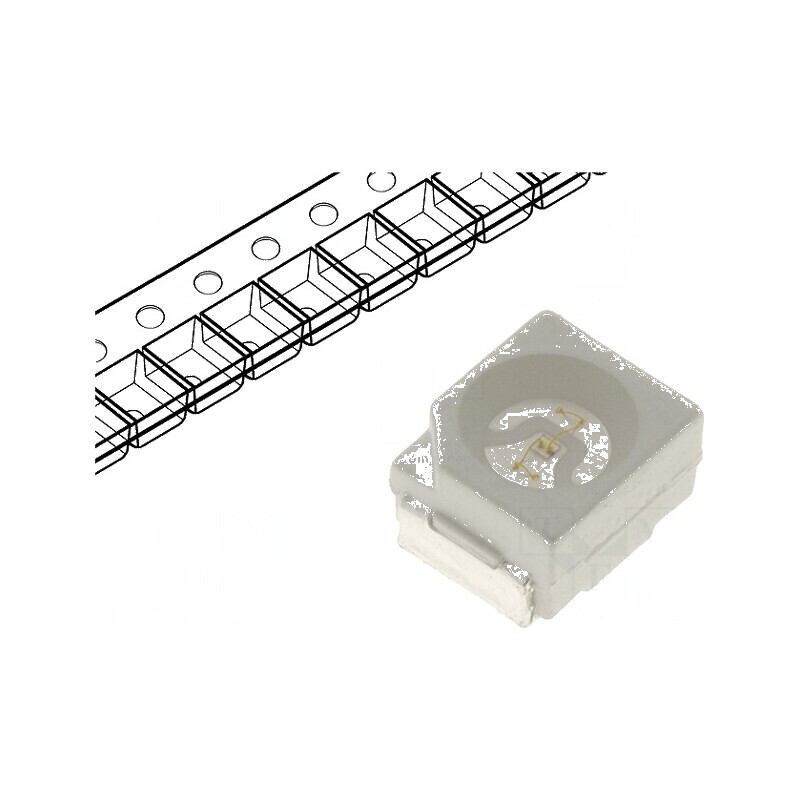 LED SMD 3528 PLCC2 Verde 330mcd 3,5x2,8x1,9mm 120° 20mA | Electronic-mag.ro | Componente Electronice LED SMD 3528 PLCC2 Verde 330mcd 3,5x2,8x1,9mm 120° 20mA | Electronic-mag.ro | Componente Electronice